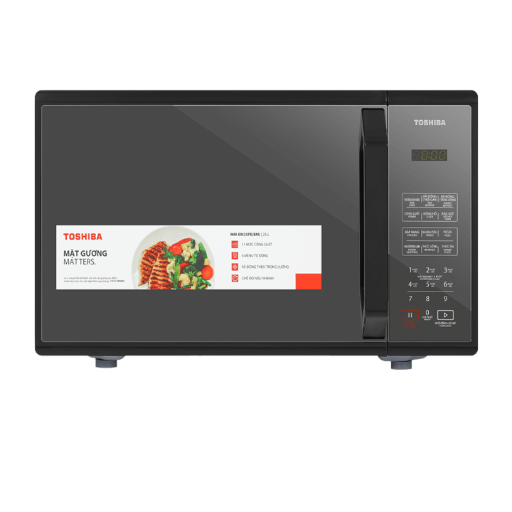 Lò vi sóng Toshiba 25L MM-EM25PE(BM) màu đen