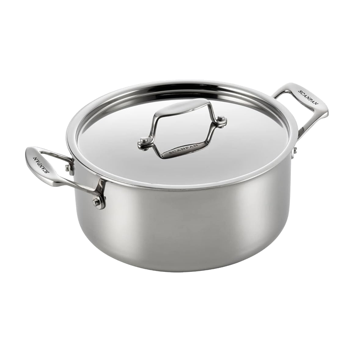 Nồi hầm inox SCANPAN 74252400 5 lớp có nắp Fusion 5,2 lít