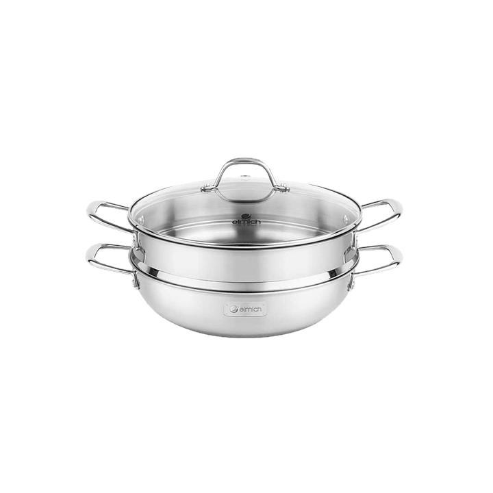 Chảo hấp đa năng ELMICH 2353832, 28cm, Inox liền khối Elmich Trimax Cz