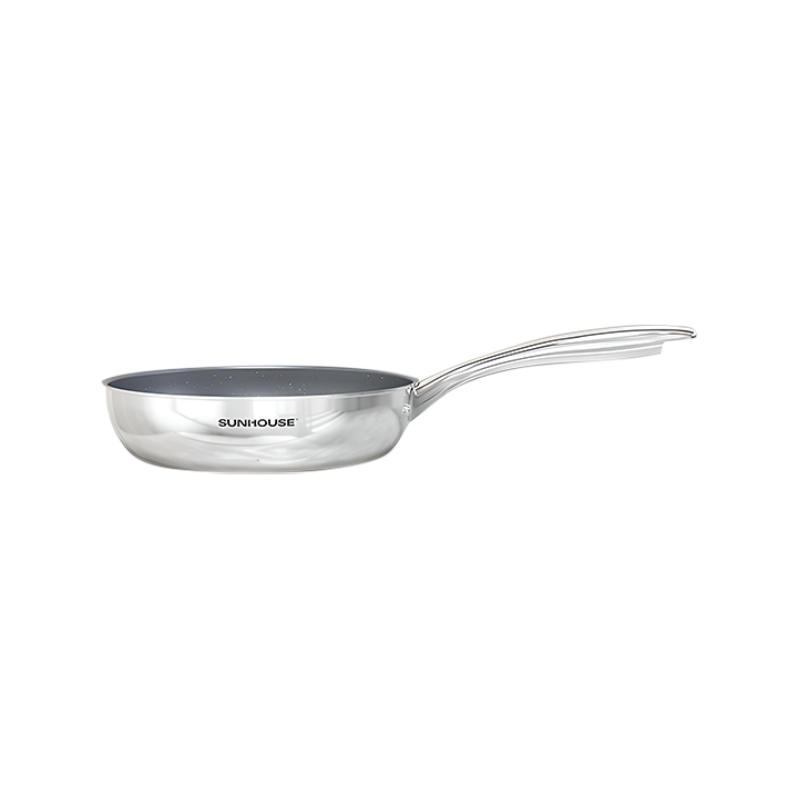 Chảo SUNHOUSE DE22M inox nguyên khối, 22cm