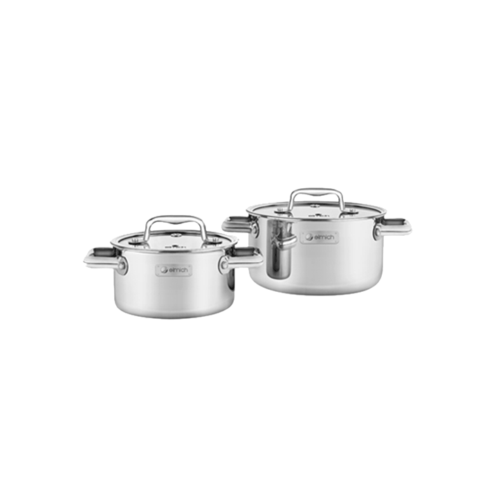 Bộ nồi Inox liền khối ELMICH Trimax Eco EL8006 Size 16,20 cm