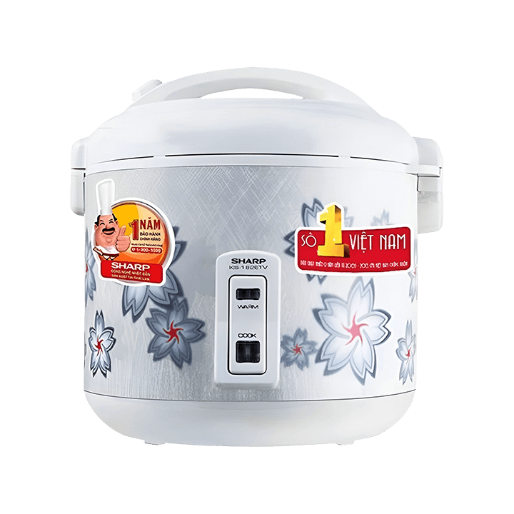 Nồi cơm điện 1,8L SHARP KS-N182ETVSW