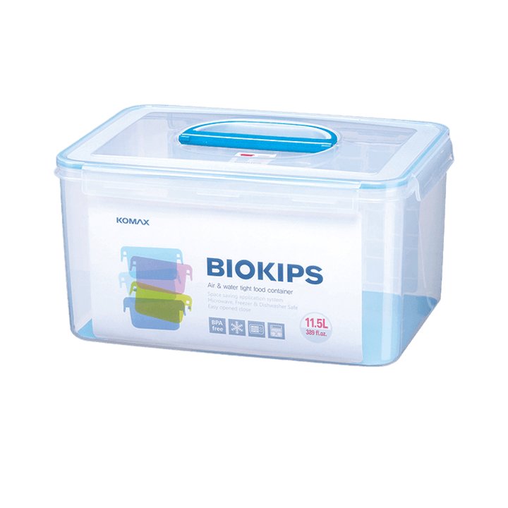Hộp nhựa chữ nhật Komax Biokips có 1 tay xách 11.5L - 71600