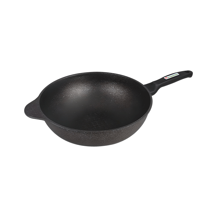 Chảo xào KANGAROO KG922XL, 32cm, nhôm vân đá, chống dính, đáy từ