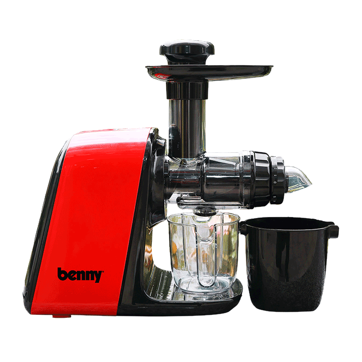 Máy ép chậm trái cây BENNY BSJ-251W, 250W, động cơ biến tần, màu đỏ