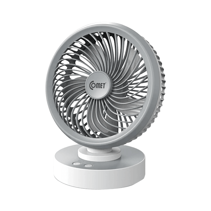 Quạt Sạc COMET CRF1506, Cs 7W, Pin 1.5h -3.5h