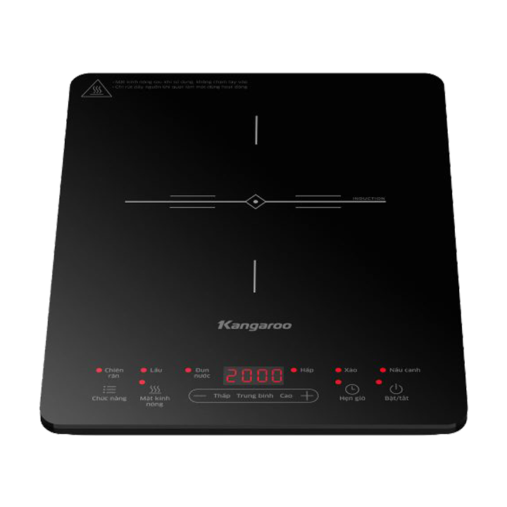 Bếp từ KANGAROO KGIC20S2, CS 2000W, ĐK cảm ứng