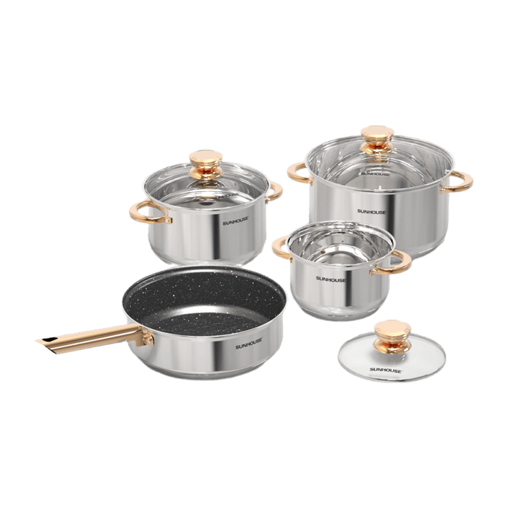 Bộ nồi chảo inox SUNHOUSE SHG789