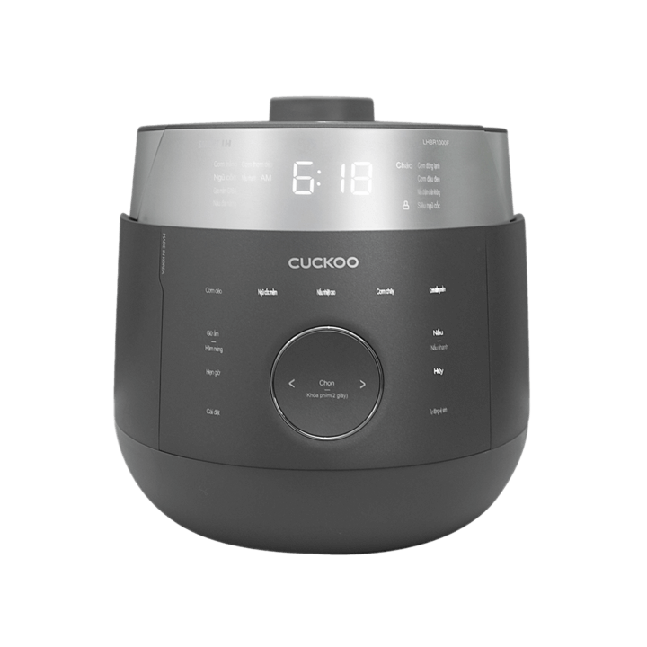 Nồi cơm điện tử áp suất cao tần CUCKOO CRPLHBR1000FGRGRCRCKV, 1.8 lít