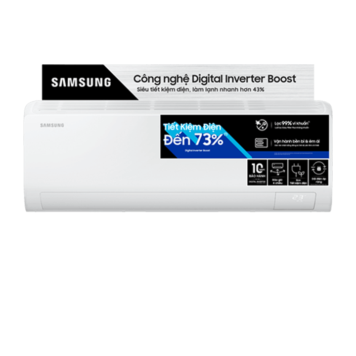 Điều hòa Samsung INVERTER 1 chiều AR13DYHZAWKNSV 12.000 BTU