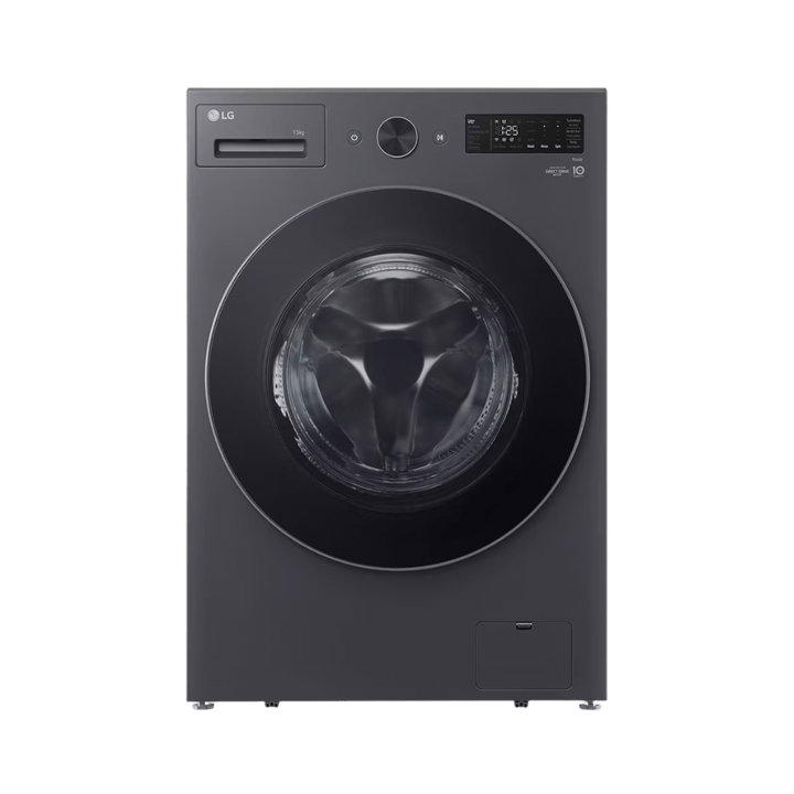 Máy giặt lồng ngang LG DD Inverter F2515SNTG 15 kg ghi đen 
