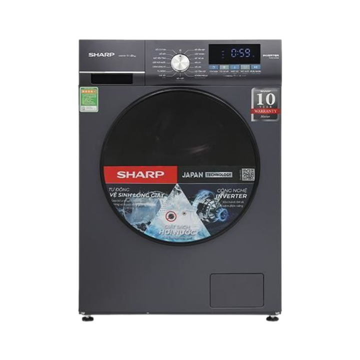 Máy giặt Sharp Inverter 11.0 kg ESFM110CBSB - màu xám