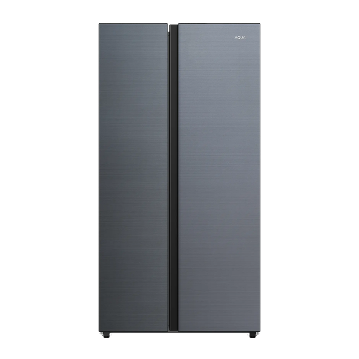 Tủ lạnh SBS Aqua Inverter 569 lít AQR-S633XA(SL), màu xám, sx Thái Lan