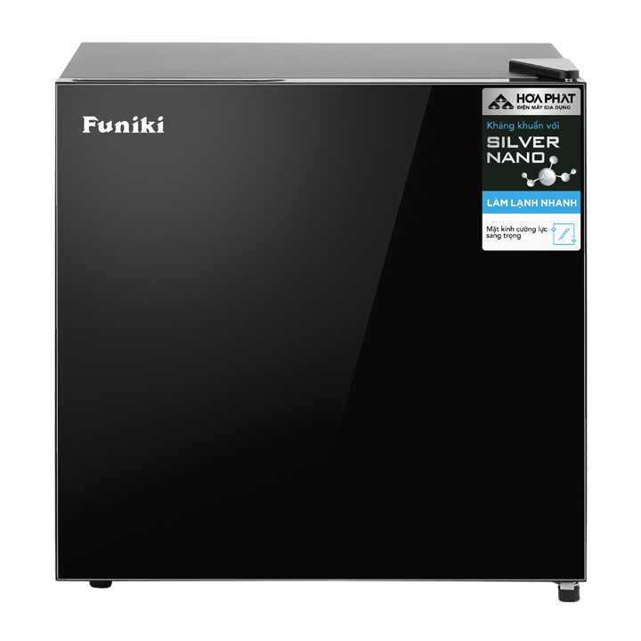 Tủ lạnh Funiki 46 lít HR S646GB mặt kính đen