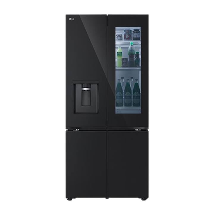 Tủ lạnh LG Inverter 612 lít Multi Door InstaView LFD61BLGAI màu đen