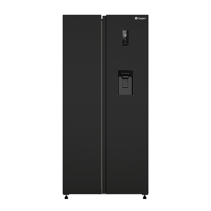 Tủ lạnh SBS CASPER Inverter 458 lít RS-460PBW màu đen