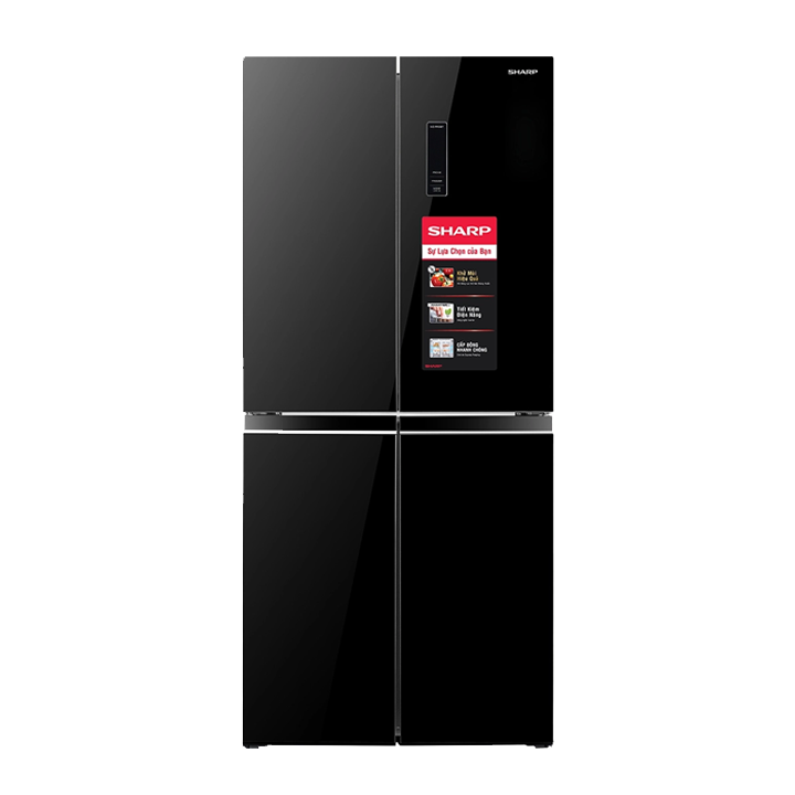 Tủ lạnh Sharp Inverter 362 lít Multi Door SJ-FX420VG-BK