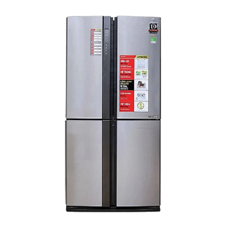 Tủ lạnh Sharp Inverter 556 lit SJ-FX630V-ST màu thép không gỉ